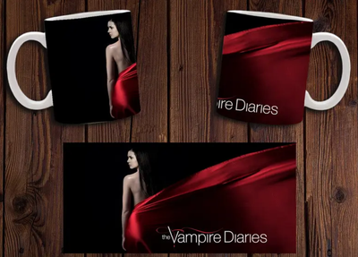 Чашка белая керамическая "Дневники вампира" The Vampire Diaries 18 Aurora