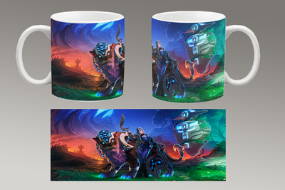 Чашка белая керамическая "DOTA 2" Дота 2 Aurora 37