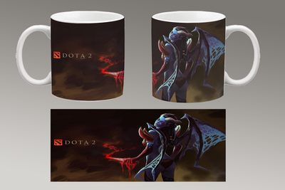 Чашка біла керамічна "DOTA 2" Дота 2 Aurora 18