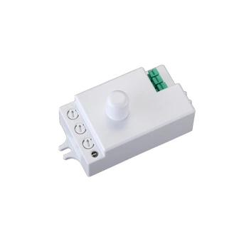 Датчик движения VELMAX микроволновый встраиваемый до 8 метров белый IP20 V-MS-06 (ST701P)