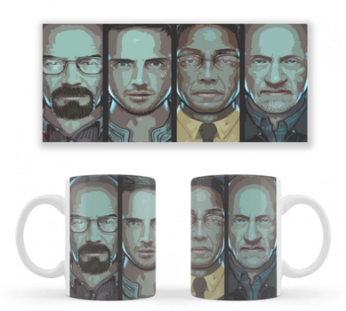 Чашка белая керамическая Breaking Bad Во Все Тяжкие 12 Aurora