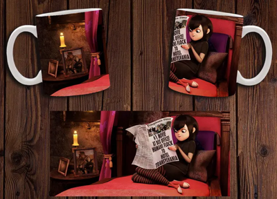 Чашка белая керамическая "Монстры на каникулах" Hotel Transylvania 20 Aurora