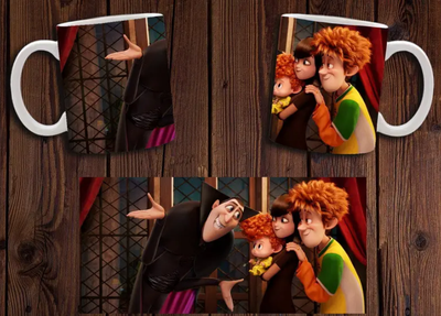 Чашка белая керамическая "Монстры на каникулах" Hotel Transylvania 17 Aurora