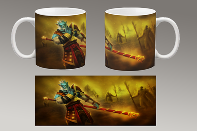 Чашка белая керамическая "DOTA 2" Дота 2 Aurora 48