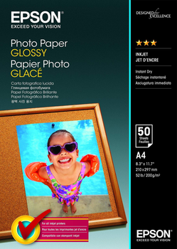 Papier fotograficzny Epson A4 50 arkuszy (C13S042539)
