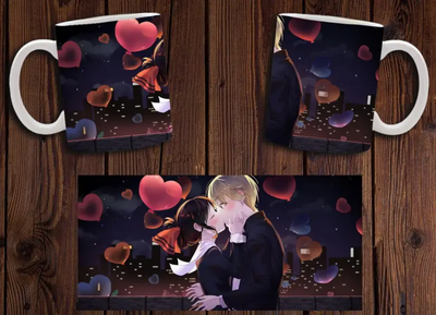 Чашка белая керамическая с принтом аниме "Kaguya sama: Love is War" Пані Кагуя: У коханні як на війні 12 Aurora