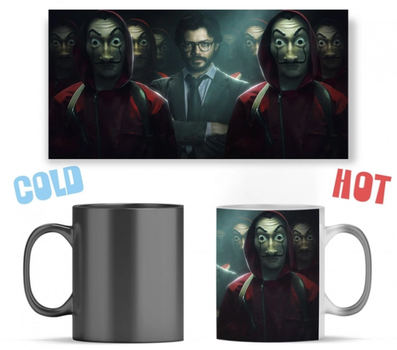 Чашка Хамелеон Бумажный дом (La casa de papel) 12 Aurora