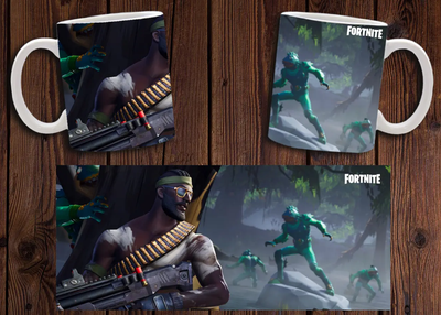Чашка белая керамическая "Fortnite" Фортнайт 11 Aurora