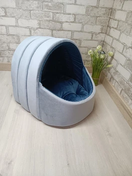 Будинок лежанка для котів та собак Animals_joy Кошик S 34*34 см(047)