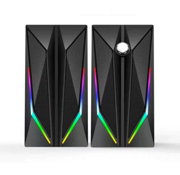 Колонки комп'ютерні MUSIC DJ M-110C RGB 10W чорний