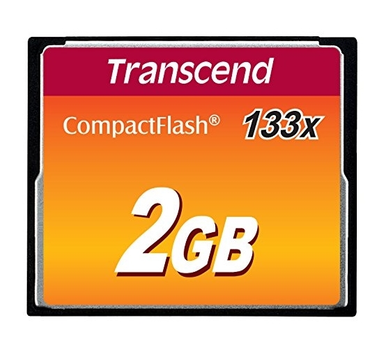 Карта памяти Compact Flash Transcend 133x 2ГБ (TS2GCF133)
