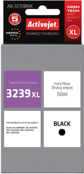 Картридж Activejet для Brother LC3239XLBK Supreme 50 мл Black (AB-3239BNX)