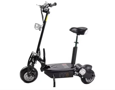 Электросамокат с сиденьем TTG SM DES06B1 36V 800W 12AH Черный