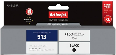 Tusz Activejet do AH-913BR HP 913 L0R095AE Premium 70 ml Black (AH-913BR)