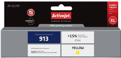 Tusz Activejet do AH-913YR HP 913 F6T79AE Premium 45 ml Yellow (AH-913YR)