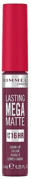 Жидкая матовая помада для губ Rimmel Lasting Mega Matte Liquid Lip Colour 600 Coral Sass 7.4 мл (3616304350559)