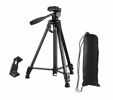 Штатив трипод с пультом ДУ профессиональный для камеры и телефона Yunfeng Tripod YF-3388