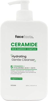 Гель для вмивання обличчя Face Facts Ceramide з гіалуроновою кислотою та вівсом 400 мл (5031413928662)
