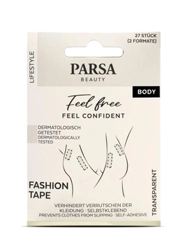 Taśma do ciała Parsa Fashion Tape 27 sztuk Przezroczysta (4001065866231)