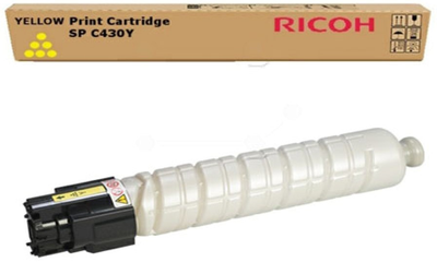 Toner Ricoh SP C430E Yellow (4961311857782)