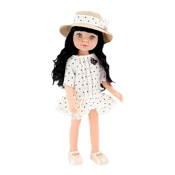 Кукла Little Milly 91099 D, в шляпке, в коробке 36 см