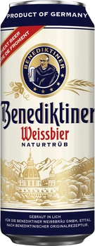 Упаковка пива Benediktiner Weissbier светлое нефильтрованное 5.4% 0.5 л Мультипак x 4 шт (4052197002806)