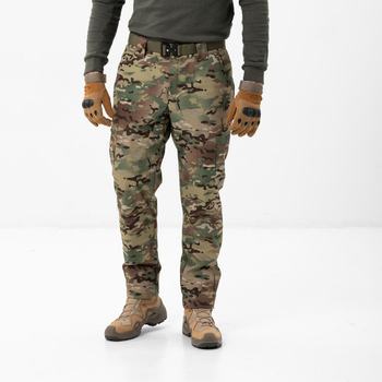Військові штани софтшел мультикам, армійські штани мультикам, вологозахисні штани для військових мультикам 56