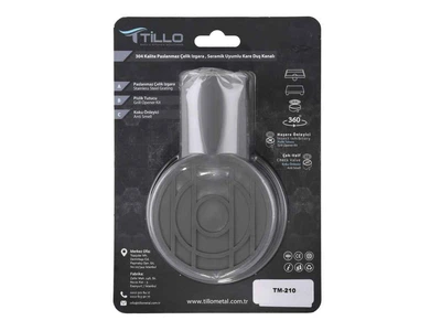 Трап TILLO 10х10см зливний з рамкою вихід бічний Ø50 LUX MODEL