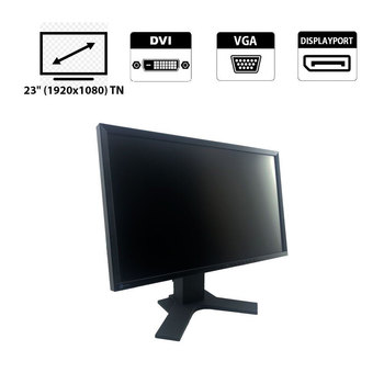 Монитор Eizo FlexScan EV2316W / 23" (1920x1080) TN WLED / DVI, VGA, DP, USB-Hub б/у