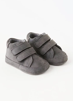 Пінетки для хлопчика Zara 0-3 міс Темно-сірий (ZLK-8877-230-Dark-grey)