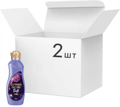 Упаковка кондиціонерів-ополіскувачів Pride Soft Sapphire orchid 925 мл х 2 шт (3801003002384/2000999989544)