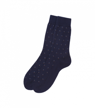 Стильні демісезонні шкарпетки для чоловіків - Giulia - ELEGANT 301 - 45-46 - Dark Blue