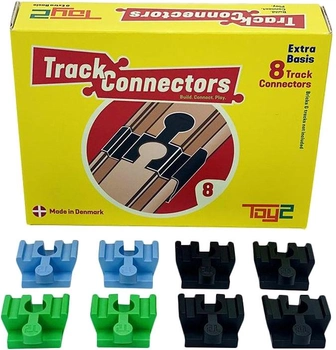 Bazowe łączniki i skrzyżowania Toy2 Track Connectors 8 szt (5745000329489)