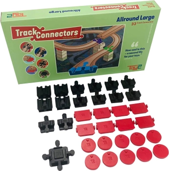 Bazowe łączniki i skrzyżowania Toy2 Track Connector Allround Large 33 szt (5745000329250)