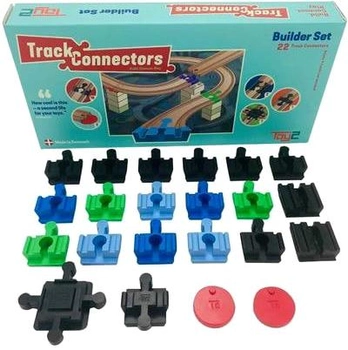 Bazowe łączniki i skrzyżowania Toy2 Track Connectors Builder 22 szt (5745000329021)
