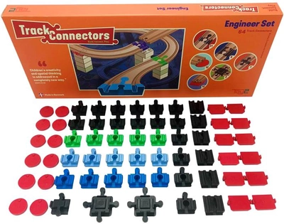Bazowe łączniki i skrzyżowania Toy2 Track Connectors Engineer 64 szt (5745000329335)