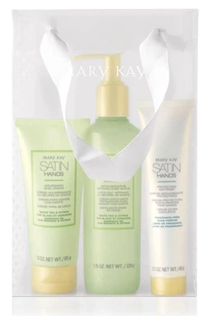 Набор с маслом Ши Mary Kay Satin Hands Бархатные ручки Белый Чай и Цитрус 090639