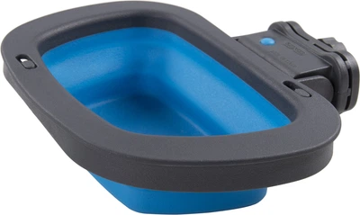 Миска складана Dexas Collapsible Kennel Bowl з кріпленням на клітину велика 600 мл Блакитна (PW2754322194)