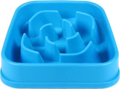Миска Dexas Slow Maze Feeder силиконовая квадратная для медленного кормления 0.96 л Голубая (PW3042194)
