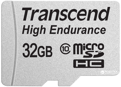 Карта памяти Transcend microSDHC 32GB Class 10 High Endurance + adapter (TS32GUSDHC10V)