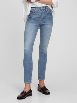 Jeansy Skinny damskie GAP 703495-00 25 Niebieskie (1200056844804)