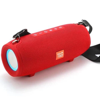 Bluetooth-колонка TG322 , 20W, з RGB ПІДСВІЧУВАННЯМ, speakerphone, радіо, red