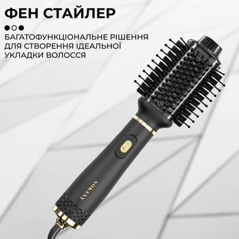 Фен стайлер Sokany SK-1922 фен для волос 3 в 1 керамический 1000 Вт поворотная насадка и щетка фен