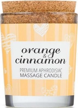 Масажна свічка Magnetifico Enjoy It! Massage Candle Апельсин і кориця 70 мл (8595630010373)