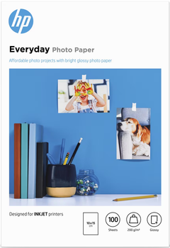 Papier fotograficzny HP Everyday Snapshot Glossy 200g CR757A (0886111974887)