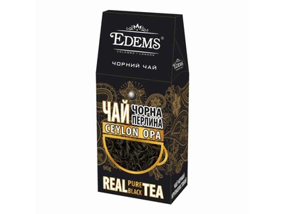 Чай фасованний зелений Еdems 90г листовий Чорна перлина