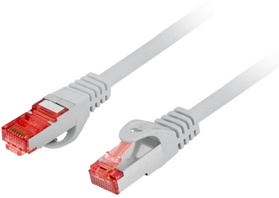 Патч-корд Lanberg Cat 6 FTP 10 м Grey (PCF6-10CU-1000-S)