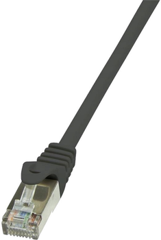 Патч-корд LogiLink Cat 5e F-UTP 0.25 м Black (CP1013S)