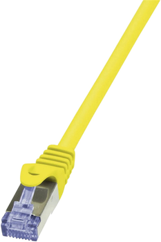 Patchcord LogiLink PrimeLine Cat 6a SFTP 1 m Yellow (CQ3037S)