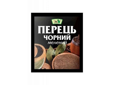 Перець чорний ЭКО 10г мелений